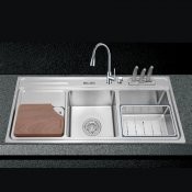 CHẬU INOX MALLOCA MS 8816